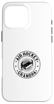 Coque pour iPhone 16 Pro Max Air Hockey Grandpa Joueur de Air Hockey