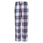 SF Minni Barn/Barn Tartan Lounge Byxor 13 År Vit/Rosa White/Pink Check 13 Years