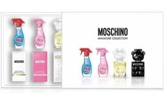 Moschino Miniature Collection Gift Set, 4x5ml Pink Fresh Toy 2 Toy Boy EDP EDT