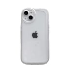 WDTURNS Coque transparente pour iPhone 14 (6,1"), [Protection de l'appareil photo] [Antidérapant] [Protection du corps complet], Coque résistante aux chocs et aux chocs - iPhone 14 (Blanc)