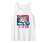 Funny Santa Work Hard Sleigh Hard Sleigher Christmas Cigar Tank Top