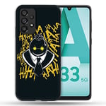 Cokitec Coque pour Samsung Galaxy A33 5G Manga Assassination Classroom Kuro Noir Multicolore