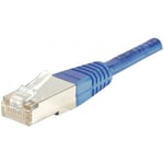 Câble RJ45 catégorie 5e F/UTP 0,15 m (Bleu)