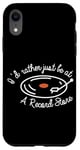 Coque pour iPhone XR I'd Rather Be At A Record Store Disques vinyle Lover