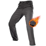 FREE SOLDIER Pantalon Ski d'hiver pour Hommes Pantalon de Chasse Imperméable Coupe-Vent Softshell Doublé de Polaire pour la Randonnée