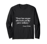 Oscar Wilde Shirt Love Advice Quote Long Sleeve T-Shirt