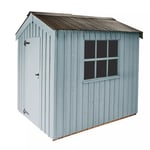 National Trust by Crane Garden Buildings Peckover Garden Shed, 1.8 x 2.4m, FSC-Certified (Scandinavian Redwood)