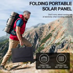 Solar Panel Folding Bag Foldable Solar Panel Case For Camping Hiking Phone Charg