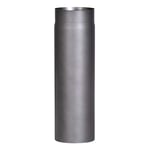 FIREFIX Senotherm RD150/5 Tuyau de poêle en acier de 2 mm de diamètre 150 mm pour cheminées et foyers Gris foncé Longueur 500 mm