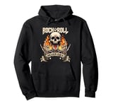 Rock And Roll Never Die Vintage Retro Rock&Roll Rock Concert Pullover Hoodie