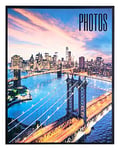 Grupo Erik New York Photo Album | 8x5 Photo Album - 13x20 cm | Family Photo Album 96 Pockets | Friend Gifts | New York Gifts | Photo Albums 8x5 96 photos | Photo Album Slip In