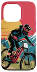 iPhone 13 Pro For Downhill Biking - Retro Mountain Bike Design Case