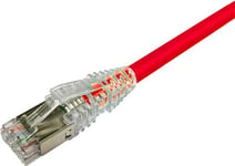 Netconnect Patchkabel Cat 6A S/Ftp Pimf, Längd: 1,0 M Färg: Röd Med Lszh-Mantel