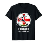 England Flag Football Player England 2024 Football T-Shirt