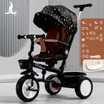 Baby Stroller Children'S Tricycle Can Lie down in Both Directions Large Baby Str