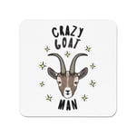 Crazy Goat Man Stars Fridge Magnet - Funny Animal