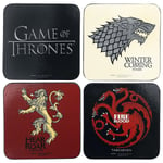 Game of Thrones Coaster Set of Four Official HBO Licensed Product