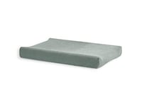 Jollein Housse de Matelas à Langer en Tissu Éponge, 50 cm Longueur x 70 cm Largeur, Vert Cendré 550-503-00095, 1 Unité (Lot de 1)