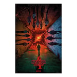 Grupo Erik - Poster Stranger Things Teaser Saison 4 - Deco Maison, Decoration Murale, Affiche Décorative