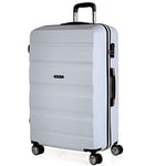 ITACA - Valise Grande Taille. Grande Valise Rigide 4 roulettes - Valise Grande Taille XXL Ultra Légère - Valise de Voyage. Combinaison Verrouillage, Blanc