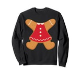 Gingerbread Man Shirt Adult Kids Men Women Cookie Costume Sweatshirt