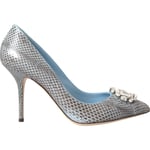 Dolce & Gabbana Chaussures Bleu Cristaux Bellucci Talons EU40/US9.5 1300usd