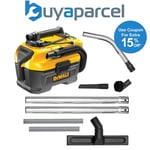 DeWalt DCV584L Flexvolt XR 14.4V 18v Wet Dry Cordless Corded Vacuum + Hose Kit