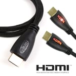 5 METRE LED HDMI CABLE Light Up TV PC Computer Monitor Screen Extra Long Lead