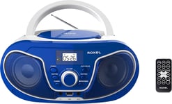 RCD - S70BT  Portable  Boombox  CD  Player  with  Remote  Control ,  FM  Radio ,