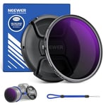 Neewer 67mm ND2-400 (1-9 Stops) Variable ND Filter with Lens Cap, Lanyard, Cleaning Cloth, Precise Neutral Density Adjustment, Fingerprint & Scratch Resistant Multicoated Optical Glass