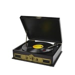 mbeat Vintage USB Turntable with Bluetooth Speaker and AM/FM Radio