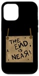 Coque pour iPhone 12/12 Pro Signe de costume de zombie The End Is Near