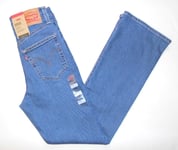 * LEVI'S * Women's NEW Ribcage Bootcut Fit Jeans 27"W x 31"L Blue Denim 8/10