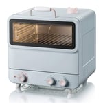 GJJSZ Household Small Electric Oven,Multifunctional Steaming And Baking Machine Automatic Steam Baking Cake,20 L,1200W,60 Min Timer