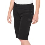 100% Airmatic Ladies Bicycle Cycle Bike Shorts Black