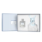 Jacadi - Coffret Tout Petit Eau De Senteur 100ml & Son Doudou Lapin Bleu