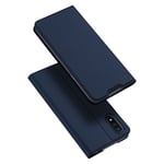 DUX DUCIS Skin Pro Faux Leather Wallet Flip Case for Samsung Galaxy A01 - Blue