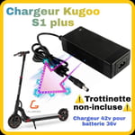 Chargeur 42v Kugoo S1 plus pour trottinette électrique Kugoo 36v [chargeur 42v pour batterie 36v]