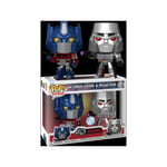 Funko Pop Film Transformers Generazione 1 Optimus Prime e Megatron Metallic - Neuf