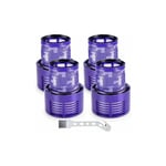 Lot de 4 Filtres pour Dyson V10 Motorhead Cyclone Animal Absolute SV12 Aspirateur Accessoire Sans Fil Remplace DY-969082-01