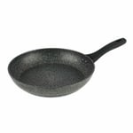 Salter 28cm Megastone Collection Silver Non Stick Aluminium Frypan Frying Pan