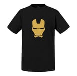 T-Shirt Enfant Iron Man Masque Super Héros Bd Film Geek