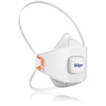 Dräger X-plore 1920 v 10 Masques de Protection respiratoire FFP2 avec valve - Masque anti-poussière jetable pour des travaux de construction, de