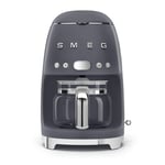 Machine à café filtre Smeg DCF02GREU 1050 W Gris ardoise