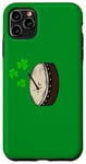 Coque pour iPhone 11 Pro Max Bodhran St Patrick's Day Batteur Musicien irlandais