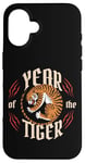 iPhone 16 Year of the Tiger Fierce Traditional Vintage Chinese Zodiac Case