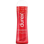 Durex Play Strawberry Flavoured Lubricant 1 Bottle (100ml) Condom Friendly