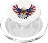 American Flag US Eagle Phone Grip Pop Out America Eagle Flag PopSockets PopGrip for MagSafe