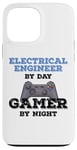 iPhone 13 Pro Max Funny Electrical Engineer By Day Gamer By Night Humor Case