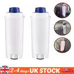 Water Filter For Delonghi Coffee Machine DLSC002 5513292811 SER3017,Pack of 2,UK